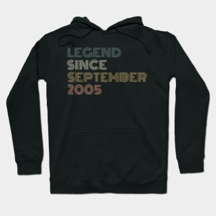 Legend Since September 2005 Hoodie